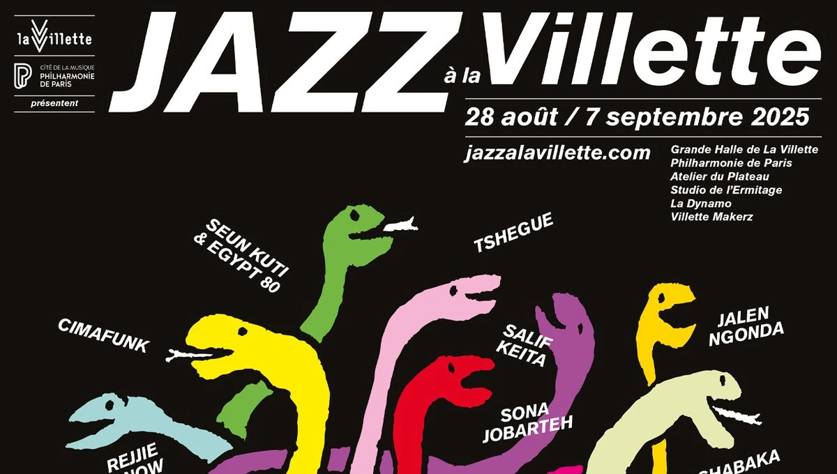 logo of Jazz à la Villette 2025 (source : radiofrance.fr)